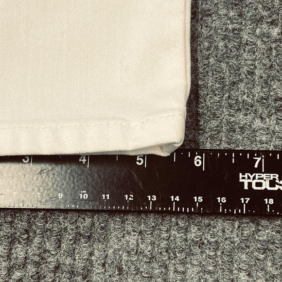 UNIVERSAL THREAD Jeans Women 12 White Stretch High-Rise Skinny Crop Denim Pant - Picture 9 of 16